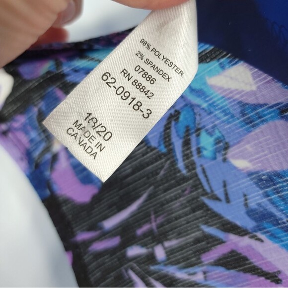 Swimsuits For All Swimsuit Cover-Up Midi Wrap Dress Burnout Floral Racerback NWT - Picture 10 of 14